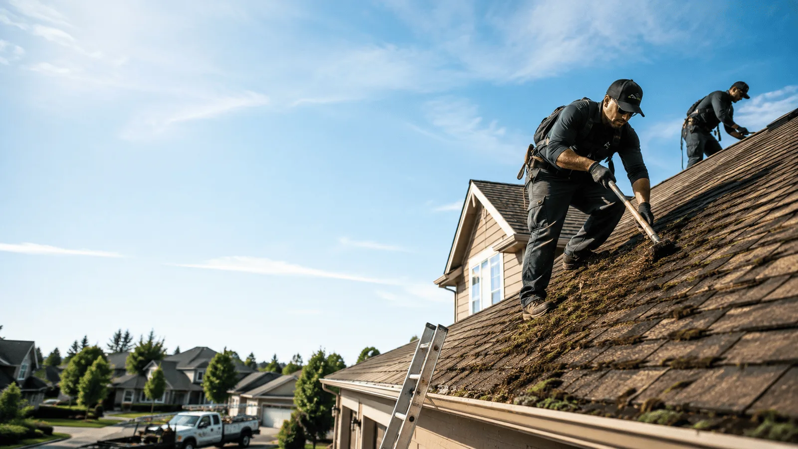 Roof Moss Removal in Mill Creek, IN near me